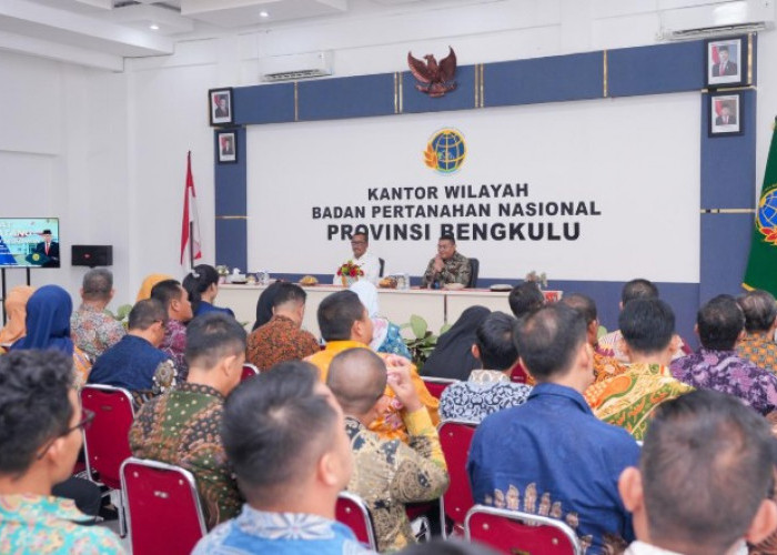 Pesan Wamen Ossy ke Jajaran Kanwil BPN Provinsi Bengkulu: Peraturan Perundangan Harus sebagai Prinsip