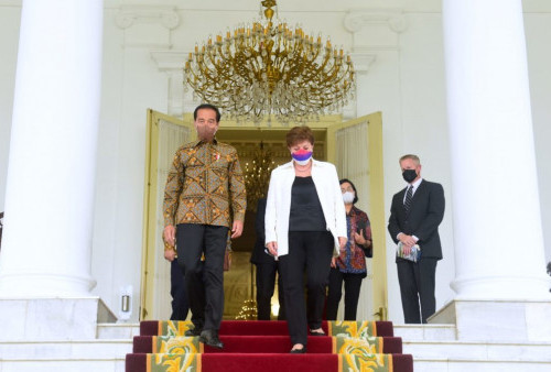Presiden Jokowi Terima Delegasi IMF, Bahas Langkah untuk Hadapi Krisis