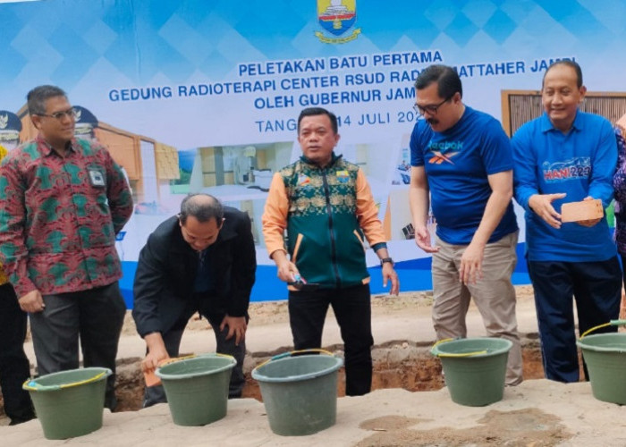 Pembangunan Gedung Radioterapi RSUD Raden Mattaher, Gubernur Jambi Al Haris: Sama-sama Awasi