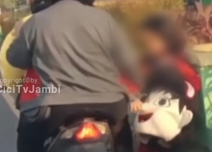 Miris, Viral Video Diduga Eksploitasi Anak di Kota Jambi, Anak-anak Jadi Badut di Jalan