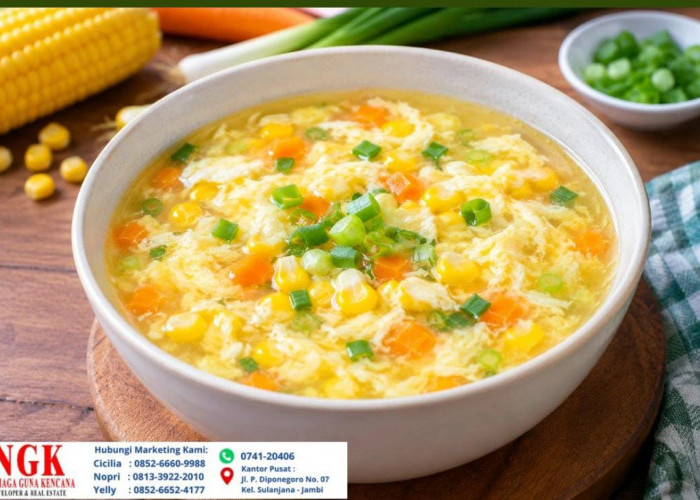 Resep Sup Jagung Telur, Hidangan Hangat dengan Kuah Gurih dan Lembut