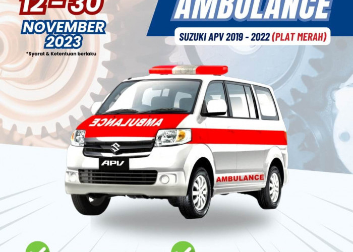 Suzuki Berikan Service Gratis untuk Ambulans Plat Merah Seluruh Indonesia, Rayakan Hari Kesehatan Nasional