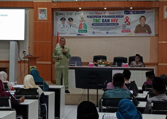 Dinkes Bungo Gelar Rakor Percepatan Penanggulangan TBC dan HIV/AIDS Kabupaten Bungo 2026