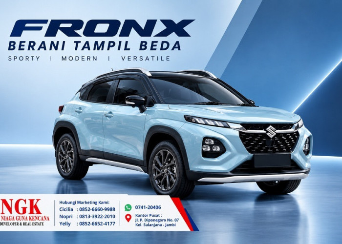 Suzuki Fronx SGX Hybrid 2 Tone: Varian Tertinggi Crossover Coupe dengan Fitur Lengkap