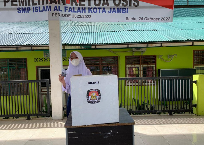 SMP Islam Al Falah Jambi Gelar Pemilihan Ketua OSIS Periode 2022/2023