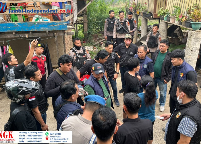 Operasi Sarang Narkoba! Satresnarkoba Polresta Jambi Gerebek Pulau Pandan, 6 Orang Diamankan