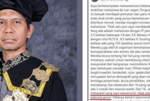 Status Facebook Rektor ITK Dikecam, Ketua Komisi VIII DPR Minta Budi Santosa  Dicopot