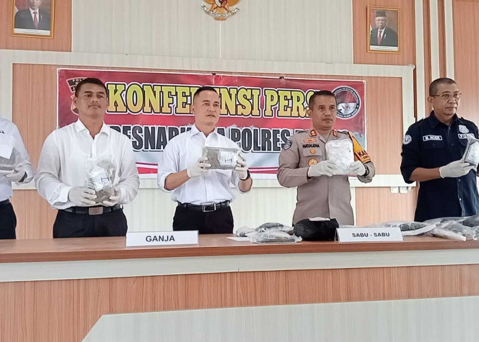 Polres Bungo Ungkap 31 Kasus Narkoba, 52 Tersangka Diamankan