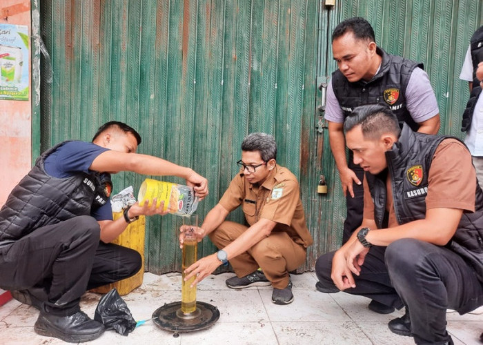 Satgas Pangan Polda Jambi Pastikan Takaran Minyak Goreng Subsidi Sesuai Aturan