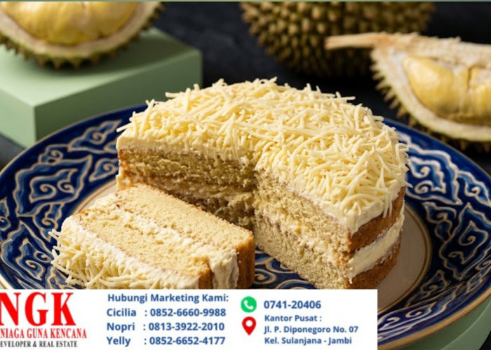 Resep Bolu Kukus Durian Keju Lapis Krim: Harum Legit, Lembut, dan Tampak Mewah