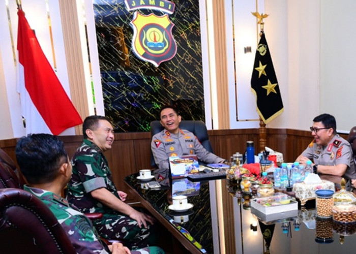 Kapolda Jambi dan Pangdam XX/TIB Bertemu, Sinyal Kuat Sinergi TNI-Polri untuk Jaga Stabilitas Daerah