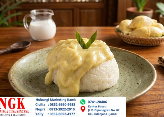 Resep Ketan Fla Durian Harum Kezat ala Rumahan