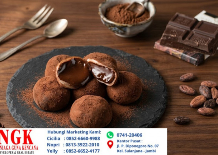 Resep Mochi Cokelat Lumer Yang Manis Nikmat dan Lembut