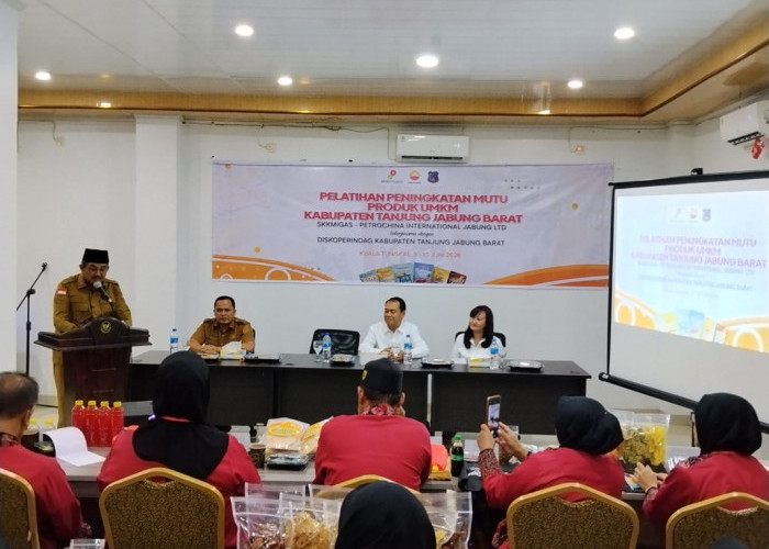 Pacu Produk UMKM Tanjab Barat Makin Berkelas; SKK Migas - PetroChina Kembali Gelar Pelatihan Mutu