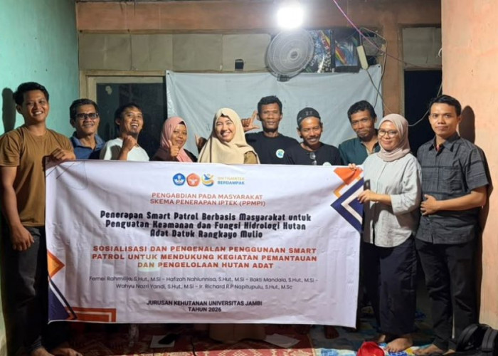 Sentuhan Teknologi Tim UNJA di Hutan Adat Bungo: Dari Patroli Manual ke Sistem Digital SMART Patrol