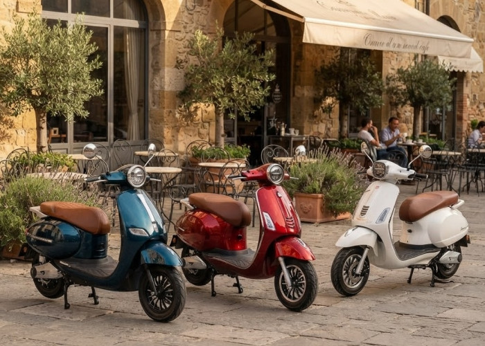 Bergaya Retro Tanpa Boros Bensin: 6 Rekomendasi Motor Listrik ala Vespa dengan Harga Terjangkau