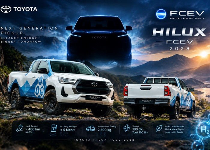 Toyota Hilux Hidrogen Meluncur 2028, Isi Energi 5 Menit Bisa Tempuh Lebih dari 400 Km
