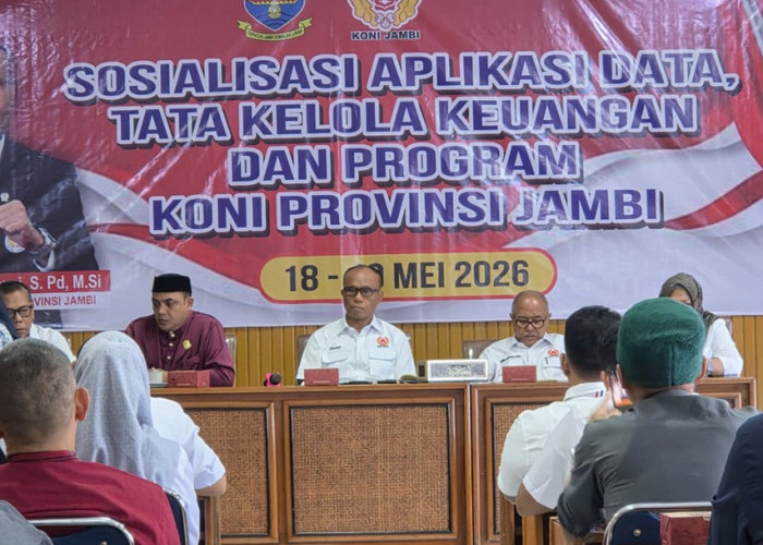 KONI Jambi Mulai Bergerak! Data Atlet Kini Didigitalisasi, Ketum Mat Sanusi Beri Peringatan Soal Dana Hibah