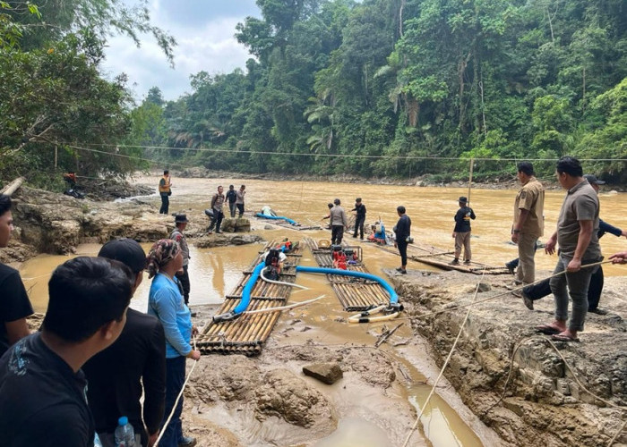 Ditreskrimsus Polda Jambi Sasar PETI di UNESCO Global Geopark Merangin, Sejumlah Barang Bukti Diamankan