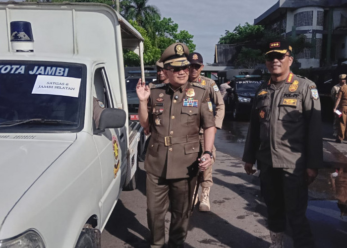 Peringatan Buat Manusia Silver dan Anjal! Tim Satgas Bahagia Kota Jambi Siap Tertibkan Kalian