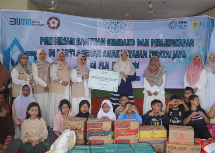 YBM PLN Jambi Berbagi Kebahagiaan Jelang Ramadhan di Rumah Asuhan Umi Ikhlas dan Yayasan Teratai Jaya