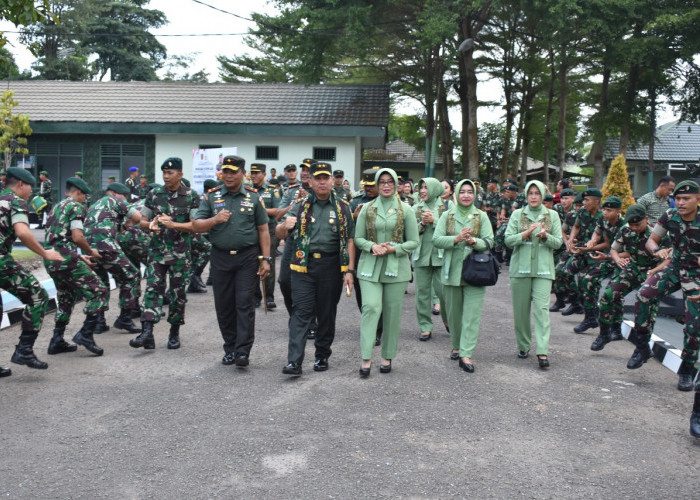 Kunjungi Yonif Raider 142/KJ, Ini Pesan Pangdam II/Swj Mayjen TNI Hilman Hadi