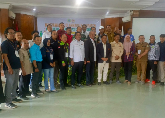 Rustam Hasanuddin Terpilih Secara Aklamasi Memimpin KONI Tanjab Timur Masa Jabatan 2025-2029