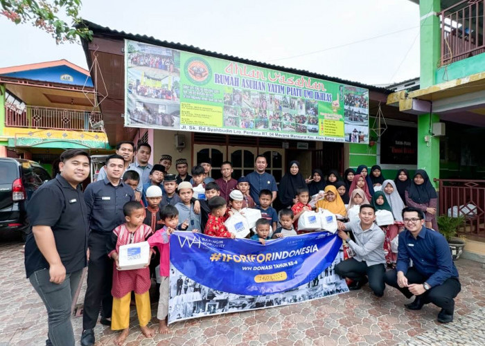 Program WH Donasi, Rumah Kito Resort Hotel Jambi Berbagi Kepada Anak Panti Asuhan