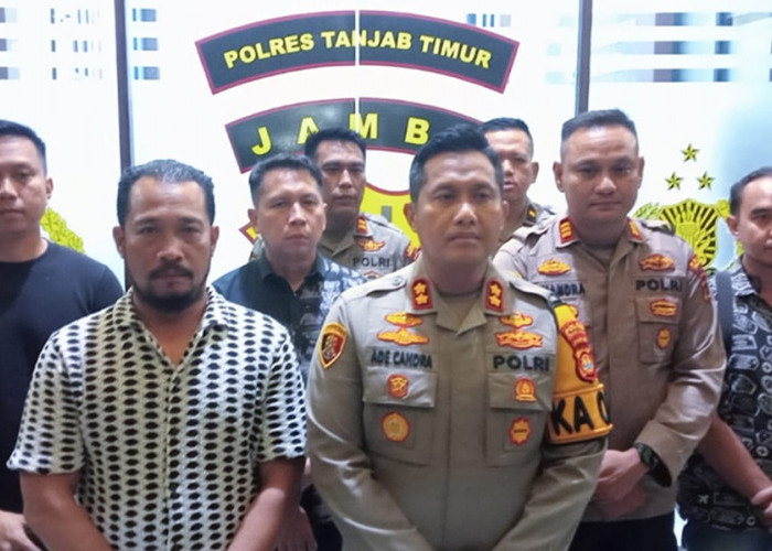 Dalam Waktu 24 Jam, Polres Tanjab Timur Tangkap Pelaku Pembunuhan di Desa Siau Dalam