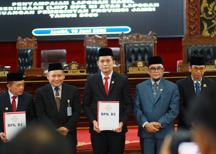 Untuk yang ke 14 Kalinya, Pemprov Jambi Raih Opini WTP dari BPK RI