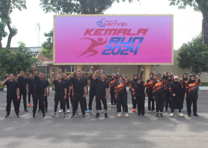 Full Team, 31 Peserta dari Polda Jambi Ikuti Semarak Kemala Run 2024