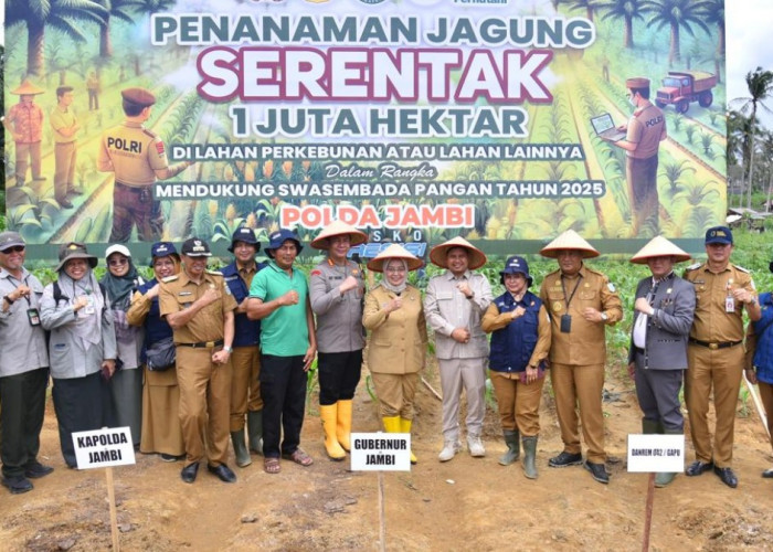 Asta Cita: Pj Wali Kota Jambi Dukung Penanaman Jagung Serentak 1 Juta Hektar 