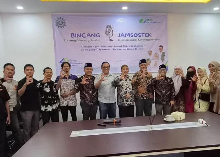 Gandeng Muhammadiyah Bungo, BPJS Ketenagakerjaan Gelar Bincang Santai Bahas Jaminan Sosial  Ketenagakerjaan 