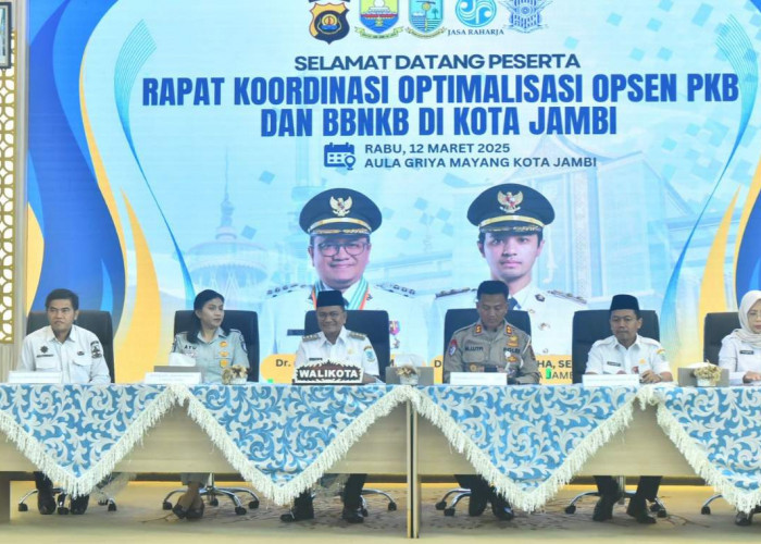 Wali Kota Jambi Buka Rakor Optimalisasi Opsen PKB dan BBNKB Kota Jambi Tahun 2025 