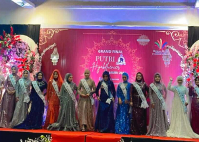 Malam Puncak Grand Final Putri Hijabfluencer Provinsi Jambi, Sukses Digelarkan