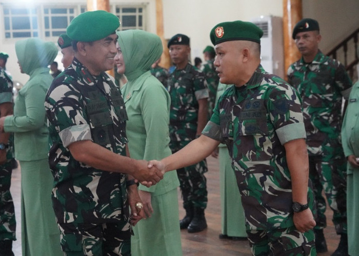 Sejumlah Perwira Korem 042/Gapu Naik Pangkat, Ini Pesan Danrem 042/Gapu