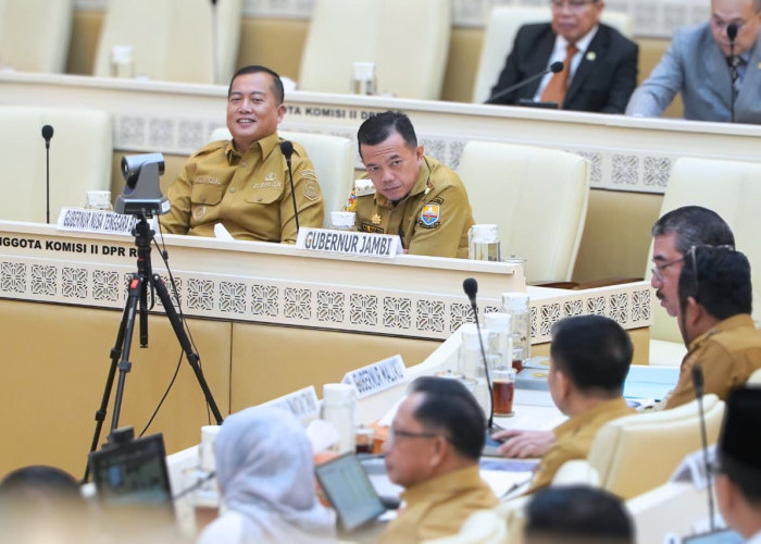 Pada Saat Raker, RDP dan RDPU bersama Komisi II DPR RI, Gubernur Jambi Al Haris Terus Perjuangkan Nasib PPPK 