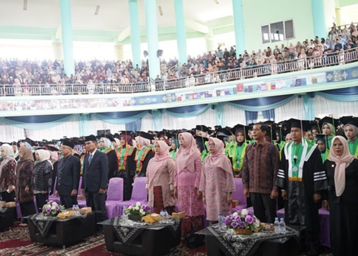 910 Mahasiswa UIN STS Jambi Diwisuda, Rektor Soroti Prestasi Publikasi Ilmiah