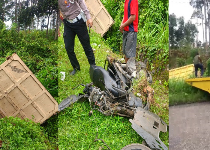 Dump Truk Adu Kambing dengan NMax di Sarolangun, 1 Orang Meninggal Dunia