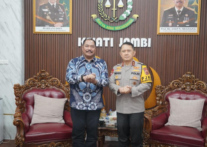 Kajati Jambi Terima Kunjungan Silaturahmi Kapolda Jambi