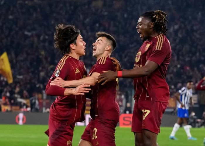 Hasil Liga Europa: Roma Kalahkan Porto 3-1, Agregat 4-3, Giallorossi ke Babak 16 Besar!