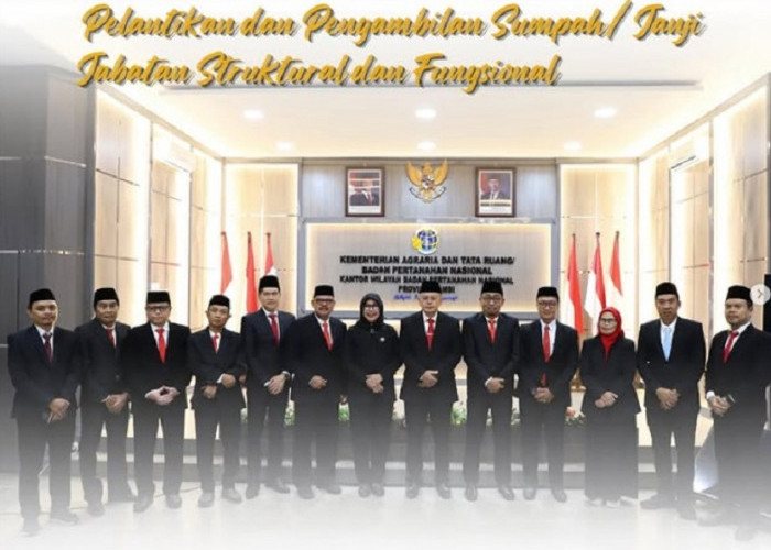 Penyegaran Birokrasi, Kementerian ATR/BPN Resmi Lantik Pejabat Struktural dan Fungsional Baru
