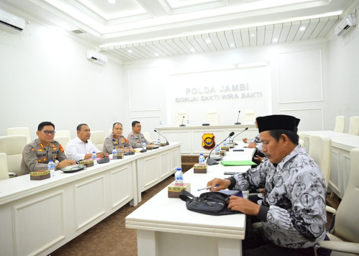 Polda Jambi–PGRI Duduk Satu Meja! Kasus Guru-Siswa Disorot, Mediasi Jadi Jalan Utama