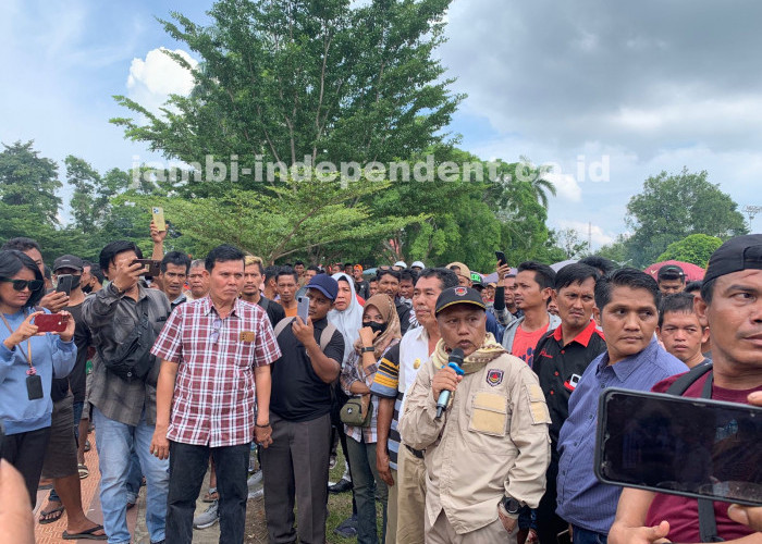 Sebelum Bubarkan Massa Sopir Angkutan Batu Bara, Ketua KS-Bara Tursiman Minta Jangan Ada Proses Hukum