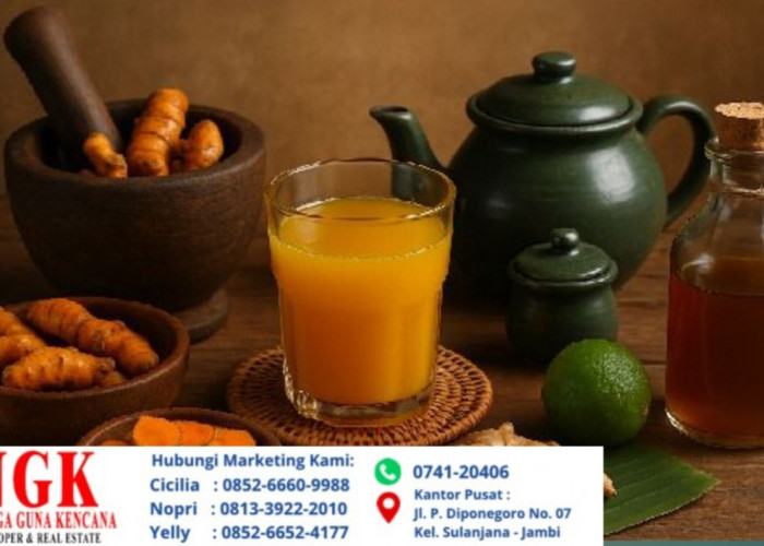 Resep Membuat Jamu Kunyit Asem Herbal Tradisional