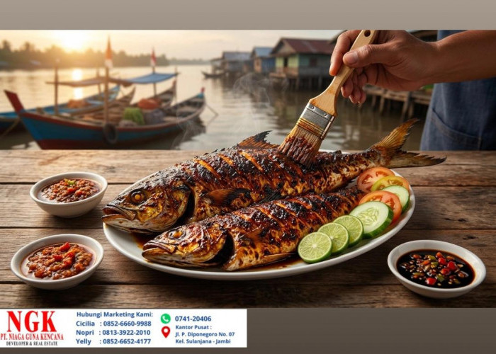 Resep Ikan Senangin Bakar Khas Kuala Tungkal, Bumbu Dioles Dua Kali agar Meresap