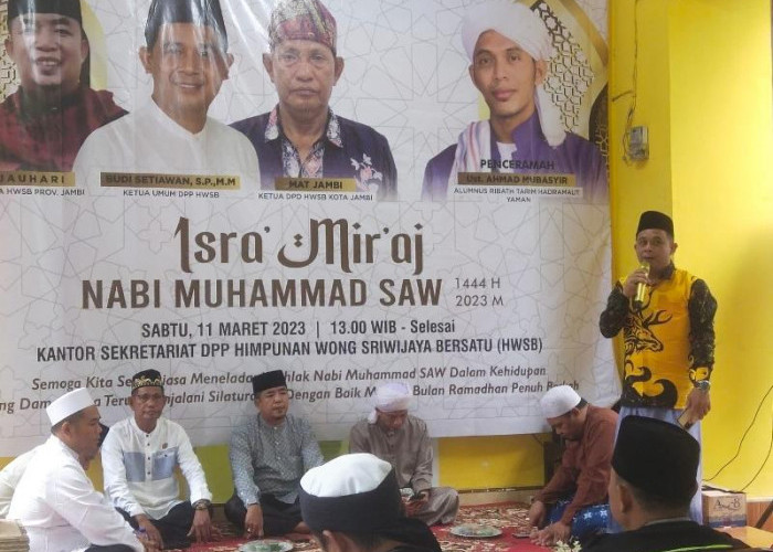 Himpunan Wong Sriwijaya Bersatu Gelar Peringatan Isra Miraj