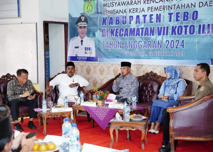 Hadiri Musrenbang Kecamatan, Pj Bupati Tebo Aspan Fokus Tekan Inflasi dan Lakukan Pemerataan Pembangunan
