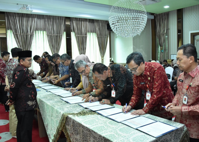 Pemkot Jambi Teken Perjanjian Kinerja OPD, Perkuat Implementasi Program 'Kota Jambi Bahagia'