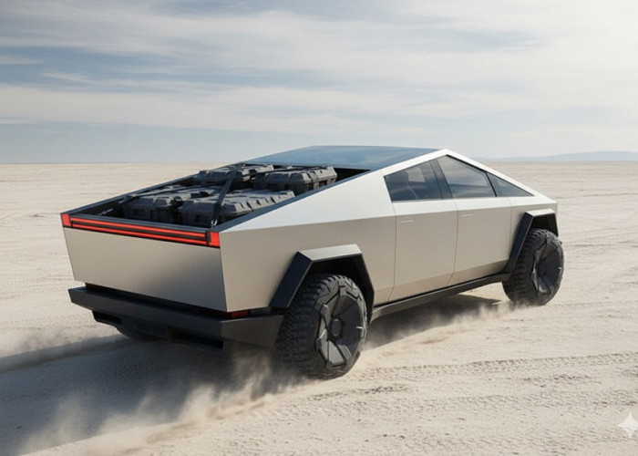 Tesla Cybertruck 2026 Datang dengan Desain Unik, Bikin Orang Melongo